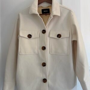 OAK + FORT Off-White Utility Jacket